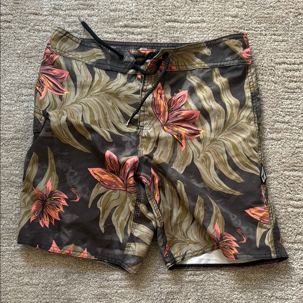 Volcom Floral Swim Shorts Tropical Style
